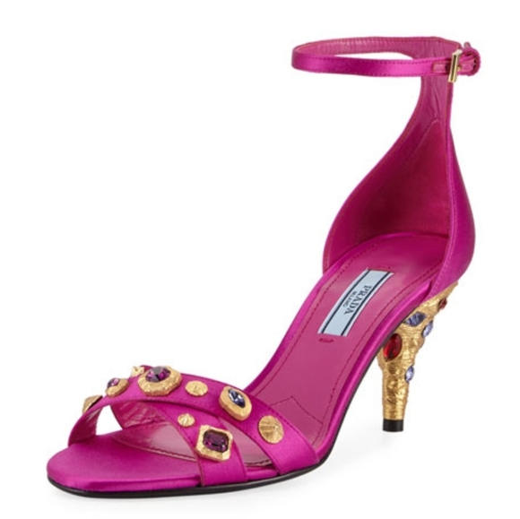 PRADA Limited Edition Jewled sandals - Picture 1 of 11